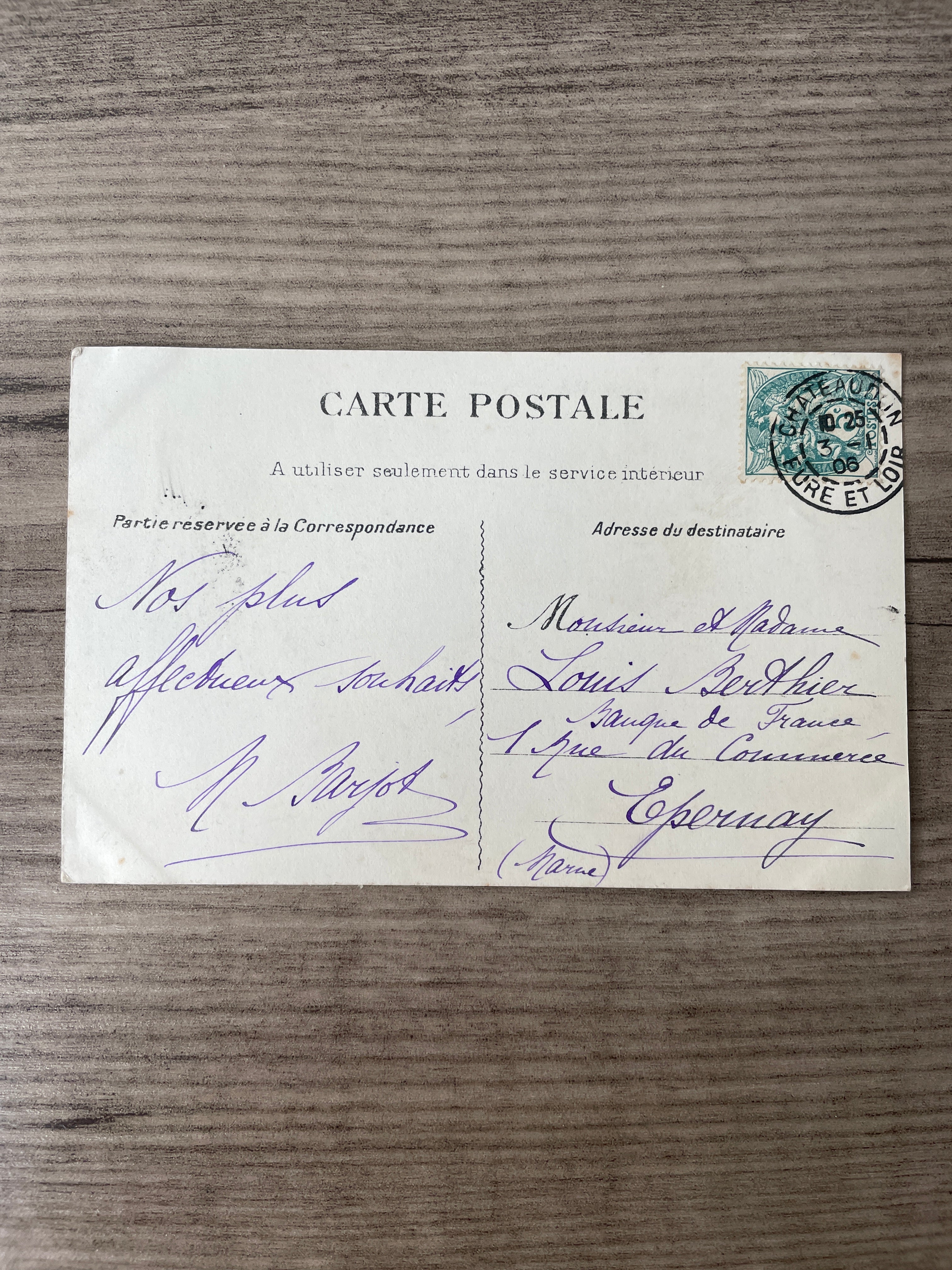 フランスアンティーク ポストカード「小さな女の子」 – La Maison de Mamie